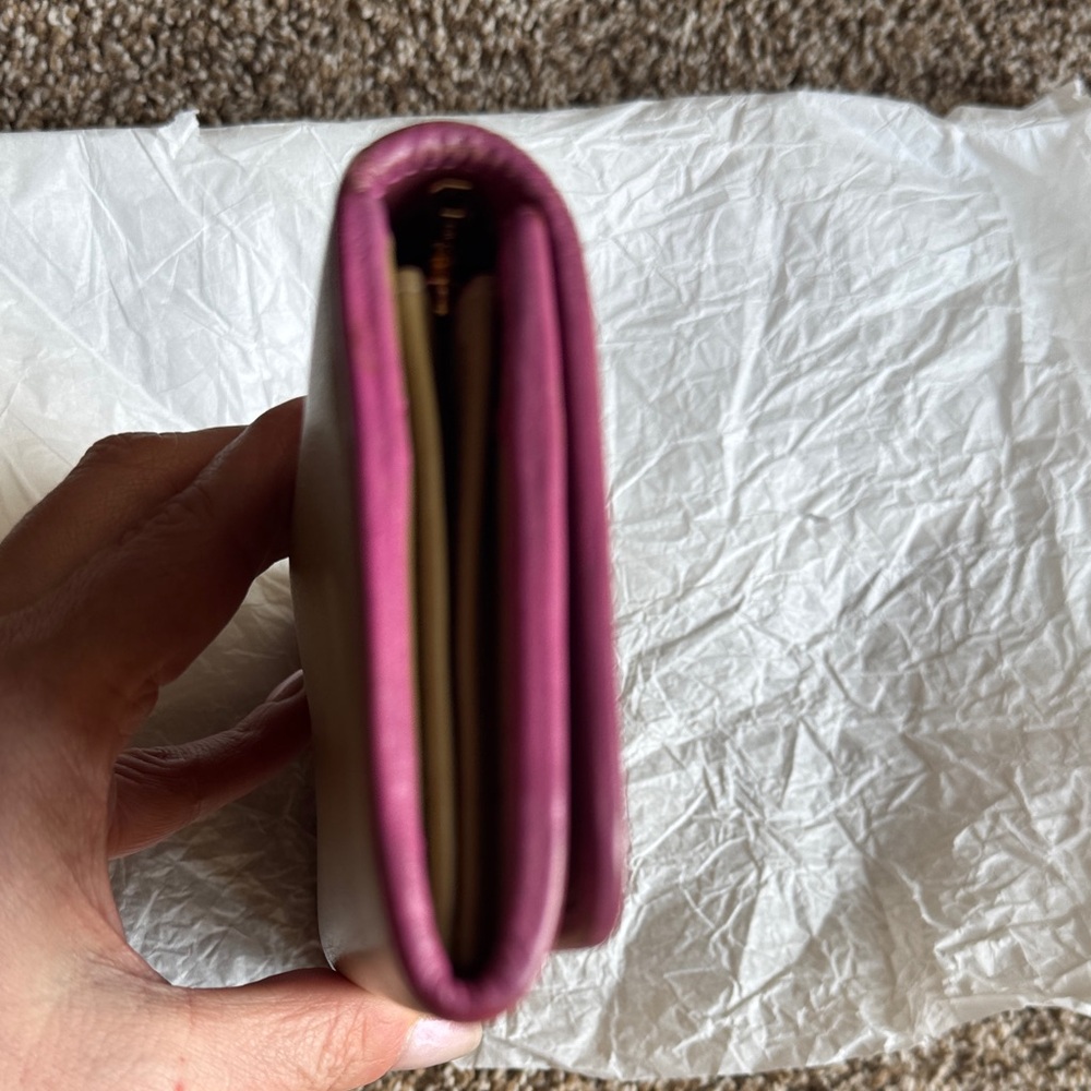 Loewe Tan and Pink Women's Wallet - Picture 2 of 16